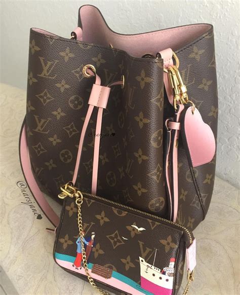 red and pink louis vuitton bag